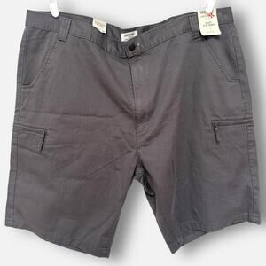 Levi’s Signature Gold Utility 10.5” Shorts Gray Cotton – W46